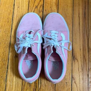 Pink Old Skool Vans Size 6.5